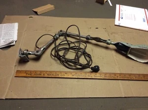 Vintage Industrial Machine age articulating Work bench shop Light - Picture 1 of 5