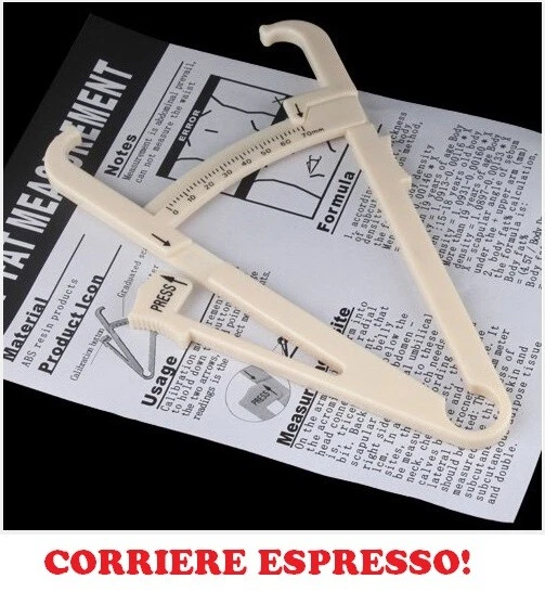 Plicometro misura corpo massa grassa fitness magra palestra allenamento body  - Immagine 1 di 1