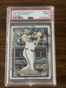 2024 Bowman Draft Chrome 1st Bowman Jac Caglianone #BDC-8 (RC) PSA 9 - Picture 1 of 2