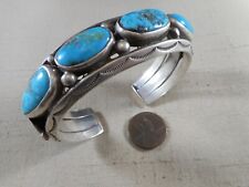 OLD Navajo turquoise & silver bracelet owned by actress CAROL LYNLEY provenance