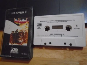 RARE OOP Led Zeppelin II CASSETTE TAPE Whole Lotta Love RAMBLE ON rock NO UPC ! - Picture 1 of 2