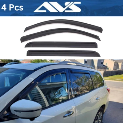 AVS Vent Visors Window Deflectors Rain Guards For Nissan Pathfinder 2013-2021 - Imagem 1 de 4