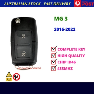 MG 3 remote key suit 2016 2017 2018 2019 2020 2021 2022 - Picture 1 of 6