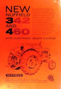 NUFFIELD '342 & 460' Farm Tractors #3, Original 1962 Advert Print : 664-75 - Imagen 1 de 1