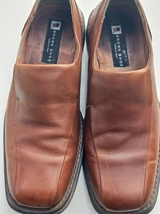*BRAUNER SCHUH* Made In Italy. Eleganter Schuh Shinning Gr. 11M - Bild 1 von 9