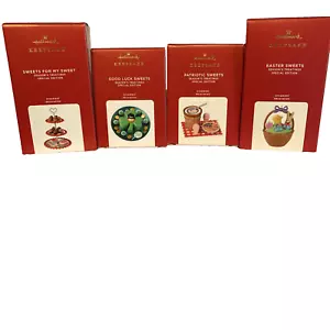 4 Hallmark 2020 SEASONS TREATINGS Ornaments Special Edition - Complete Set - NEW - Picture 1 of 6