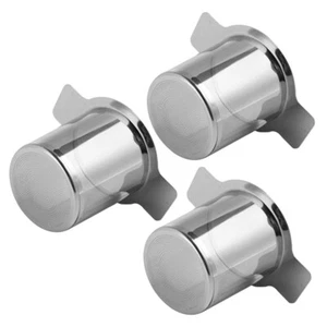 3pcs Loose Tea Small Brewing Basket Stainless Steel Infuser Double Handle Tea - Picture 1 of 12