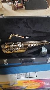 E.M. WINSTON BOSTON SAXO ALTO 455LX con estuche de saxofón boquilla para cuello Wh1 - Imagen 1 de 11