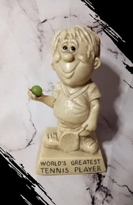 Estatua de colección 1973 'El mejor tenista del mundo' 9078 Russ Wallace Berries - Imagen 1 de 6
