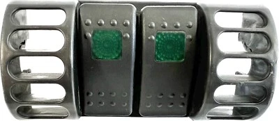 Panel de interruptor de ventilación de aire Daystar KJ71036BK con dos interruptores instalados Foto 1 de 2