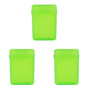3.5 Inch IDE SATA HDD Hard Drive Disk Storage Box Plastic HDD Caddy Case(Green) - Picture 1 of 12