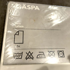 Ikea Gaspa Twin Flat Sheet White (In Sealed Package) All Cotton Machine Washable
