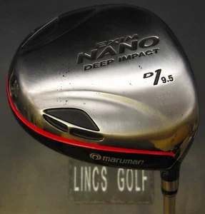 Maruman Exim Deep Impact 9.5° 1 Driver Stiff Graphite Shaft Tocare Golf Grip - Picture 1 of 6