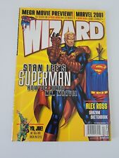 WIZARD MAGAZING 111 STAN LEE'S SUPERMAN COVER 1 DECEMBER 2000