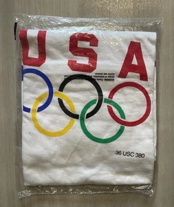 Vintage 1996 USA Olympics T-Shirt Nations Bank Neu mit Etikett Gr. XL - Bild 1 von 3