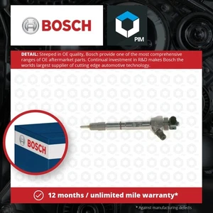 Diesel Fuel Injector fits VW TOURAN 5T1 1.6D 15 to 19 Nozzle Valve Genuine Bosch - Picture 1 of 5