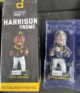 Pittsburgh Pirates Josh Harrison Gnome Collectable Figure Trib Total Media New - Picture 1 of 3