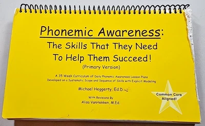 Heggerty Phonemic Awareness 35 Week Primary Curriculum 2014 Yellow Edition - Image 1 of 2