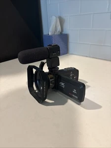 Video Camera 4k Camcorder 48MP Ultra HD Video Camera Wifi Vlogging  - Picture 1 of 3