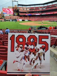 TUDOR, COX, ANDUJAR 1985 NLCS ST. LOUIS CARDINALS BOBBLEHEAD 9-5-25 LANZADORES SGA - Imagen 1 de 3