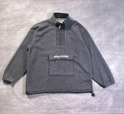 Moletom de lã vintage Tommy Hilfiger Athletics 1/4 zíper pulôver tamanho GG anos 90 - Imagem 1 de 4