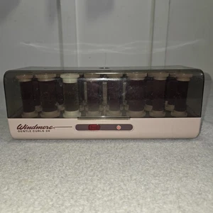 Windmere Gentle Curls 24 Hairsetter Hot Rollers with Clips Multiple Size Vintage - Picture 1 of 14