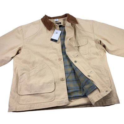 Abrigo de trabajo Nike Life forrado en franela chaqueta de granero para hombre talla XL AJUSTE RELAJADO $350 NUEVO CON ETIQUETAS Foto 1 de 4