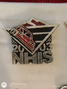 2003 NHIS New Hampshire International Speedway Hat Lapel Pin Pinback Nascar Race - Picture 1 of 1