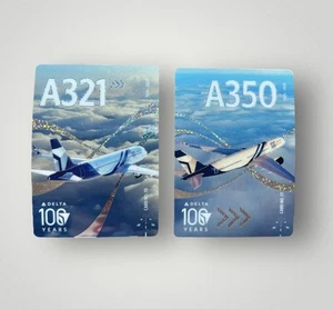 Sale! Delta Air Lines Centennial 100th Anniversary A350 A321 Pilot Card Neu - Bild 1 von 4