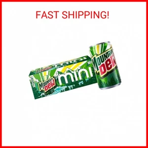 Mountain Dew Soda, Mini Cans, 7.5 Fl Oz (Pack of 10) - Picture 1 of 1