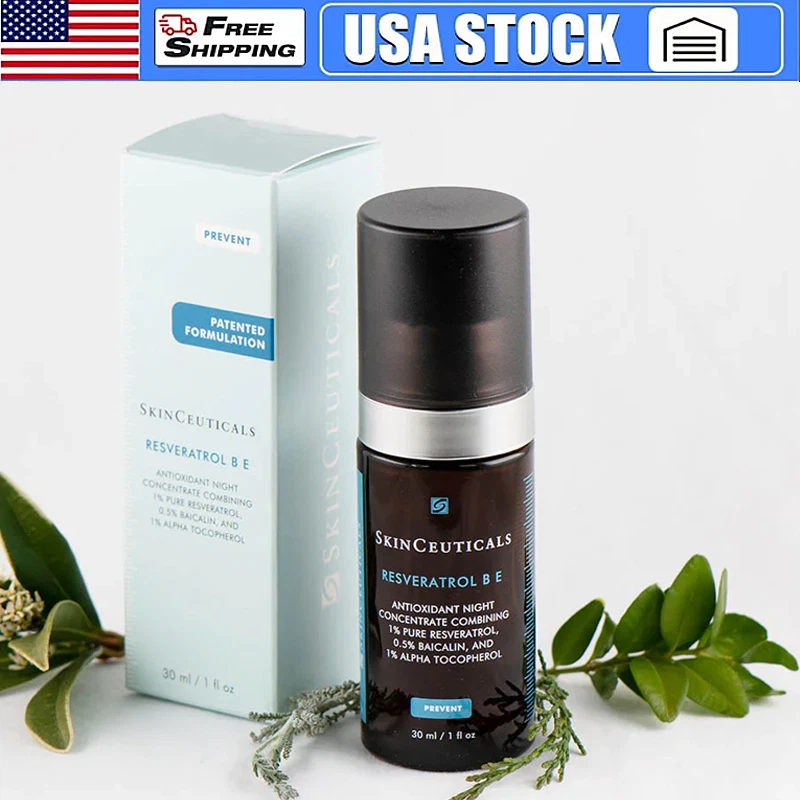 SKINCEUTICALS RESVERATROL B E ночь 1 унц / 30 мл новый в коробке упаковке | США доставка - Изображение 1 из 4