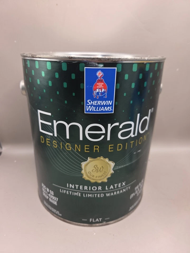 Interior plano Sherwin Williams edición de diseñador esmeralda de 1 galón sin tintar Foto 1 de 1