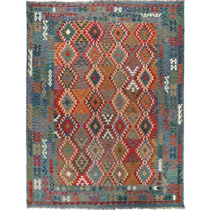 TRANSITIONAL MODERN 12x9' Sage Green Vegetable Dyed Chobi Rug - Picture 1 of 9
