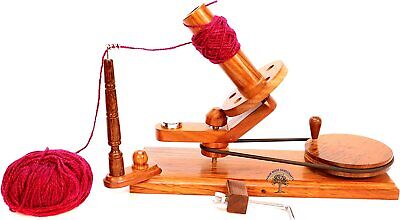 Wooden Yarn Winder Hand Operated Duty Crochet Wool Swift Knitting Accessories • 114.70€