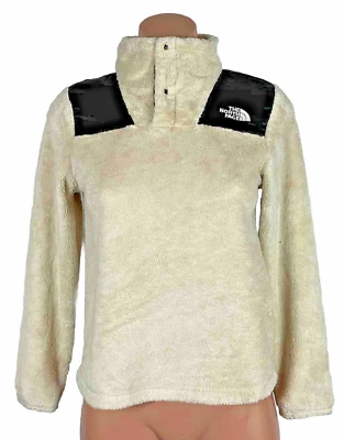 The North Face Niñas Sherpa T-Snap Pullover Chaqueta Sudadera Talla M 10/12 De Colección Foto 1 de 4