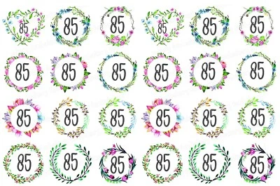 85.Geburtstag Muffinaufleger essbar Torten Bild Party Deko Geschenk Jubiläum neu - Bild 1 von 4