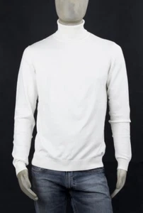 MAGLIA MARKUP DOLCEVITA IN VISCOSA RASATO SLIM BIANCO LATTE - Foto 1 di 4