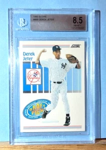 1993 SCORE RC DEREK JETER #489 BGS NM-MINT+ 8.5 - Picture 1 of 1