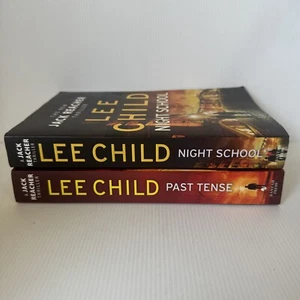 Lee Child Bundle 2 x Novel Fiction Books Past Tense + Night School Jack Reacher - Picture 1 of 24