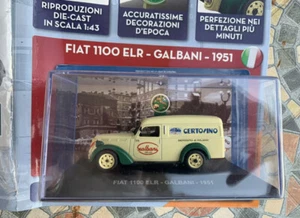 FIAT 1100 ELR GALBANI 1951 EAGLEMOSS N°1 VEICOLI COMMERCIALI D'EPOCA Scala 1:43 - Foto 1 di 1