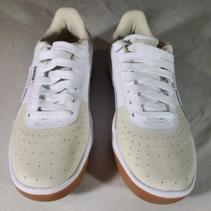 Sneakers Puma California Exotic donna taglia 7 pelle bianca 368135-01 scatola originale - Foto 1 di 9