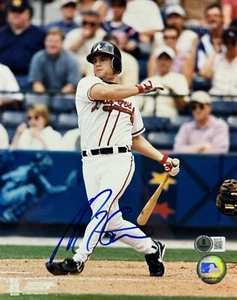 MARCUS GILES SIGNED AUTOGRAPHED ATLANTA BRAVES 8x10 PHOTO BAS COA BQ26183 - Picture 1 of 1
