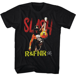 T-shirt homme Slash R & FNR concert concert Merch Guns n Roses