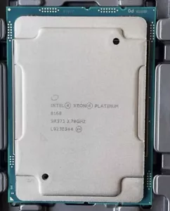 Intel Xeon Platinum 8168 2.70GHz 24 Core 205W 33MB LGA3647 SR37J CPU Processors - Picture 1 of 1