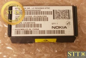 3HE04824AA ALCATEL 7750 SR-1 10GBASE-SR/SW SFP+ IPU3ANLEAA NEW - Picture 1 of 4