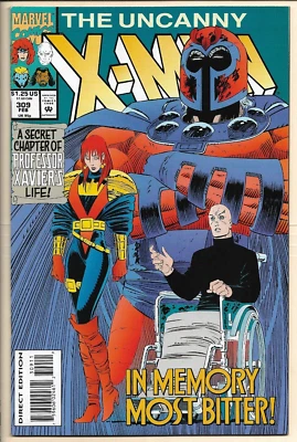 Uncanny X-Men #309 casi nuevo- (1994) Jean Grey, Cyclops, cubierta Magneto. Foto 1 de 2