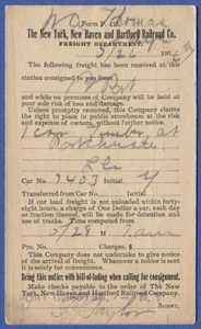 US 1906 UX18 1c McKinley used postal card, Railroad Freight Notice on reverse - Picture 1 of 2