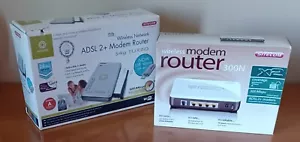 2 Router/modem Adsl 2, wireless network, Sitecom 300N e 54G Turbo - Foto 1 di 11