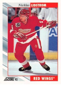 1992-93 Score Hockey Nicklas Lidstrom #391 NM/MT CONDITION DETROIT RED WINGS