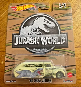 Hot Wheels ‘38 Dodge Airflow HW ‘23 Premium Jurassic World 3/5 VHTF! - Picture 1 of 1
